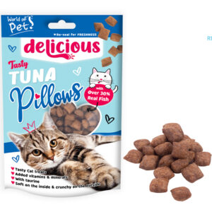 Delicious Tasty Tuna Pillows Cat Treats 80g