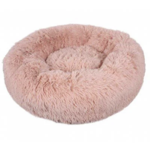 Dream Paws Anxiety Reducing Plush Bed Pink & Plush Toy