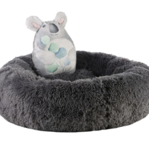 Dream Paws Anxiety Reducing Plush Bed With Plush Toy