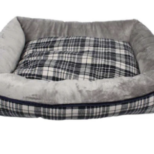 Dream Paws Check Pet Sofa Bed Large