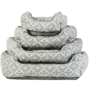 Dream Paws Scalloped Pet Bed Medium Grey a