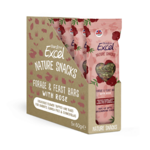 Excel Forage & Feast Bar Rose 60g