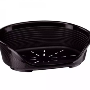 Feplast Siesta Deluxe Plastic Dog Bed Size 2 Black