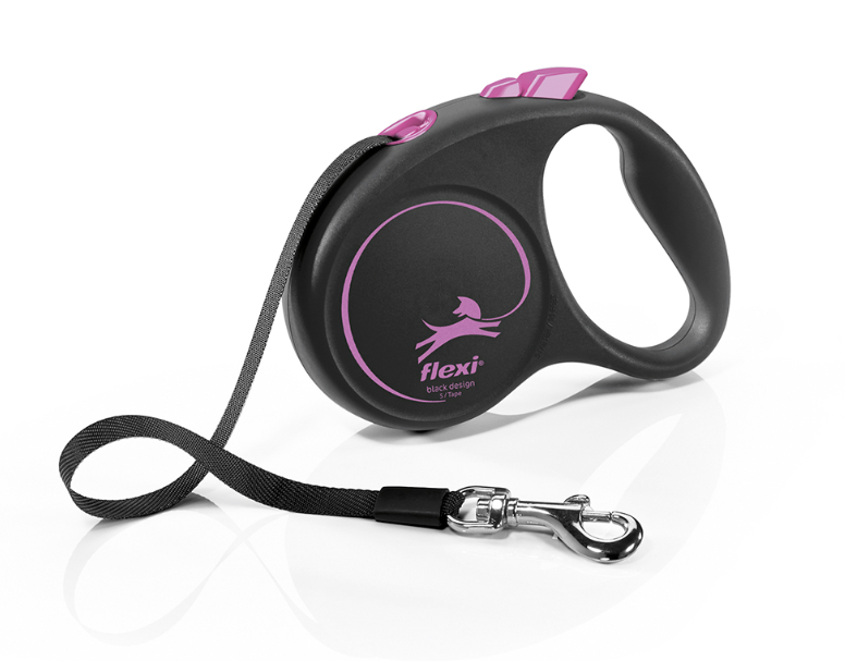 Flexi Black Design S Tape 5m Pink