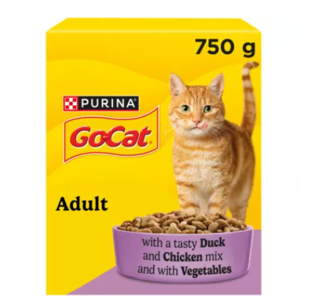 Go Cat Adult Cat Food with Chicken & Duck 750g
