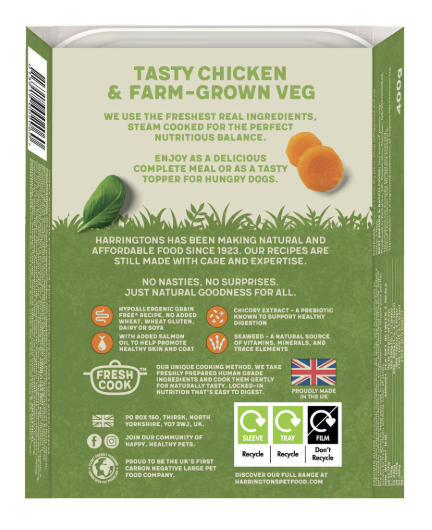 Harringtons Adult Wet Food Chicken & Potato 400 g