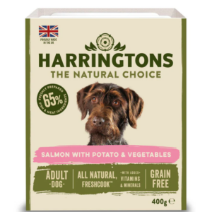 Harringtons Adult Dog Wet Food Salmon & Potato Tray 400g