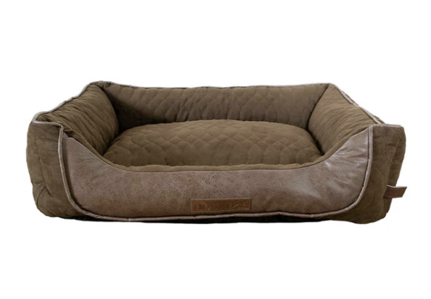 Hound Premium Quilted Sofa Bed Faux Leather Panel Medium