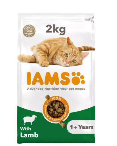 Iams Advanced Nutrition Adult Cat Dry Lamb 2kg