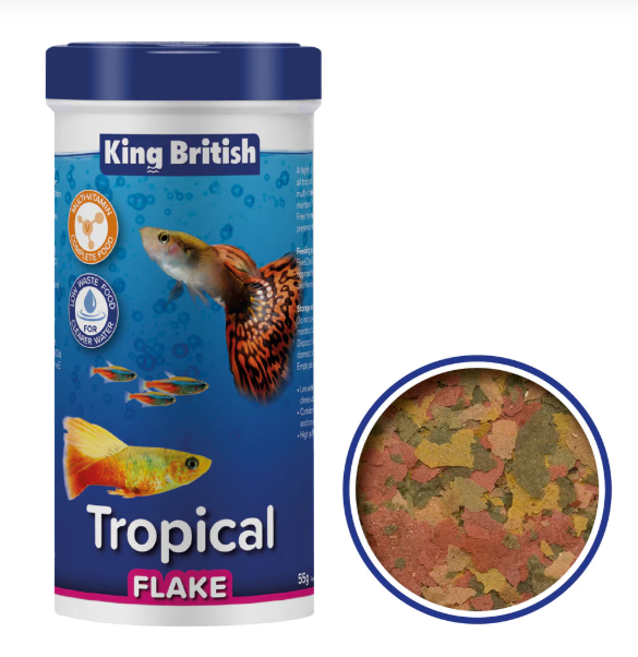 King British Tropical Fish Flakes 28g