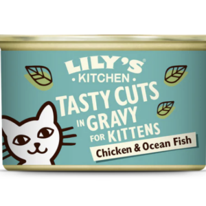 Lilys Kitchen Tasty Cuts for Kittens Chicken & Ocean Fish 85g
