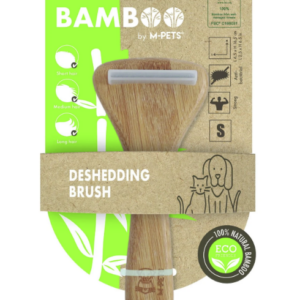 M-PETS Bamboo De-Shedding Brush Small