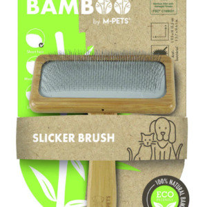 M-PETS Bamboo Slicker Brush - Medium