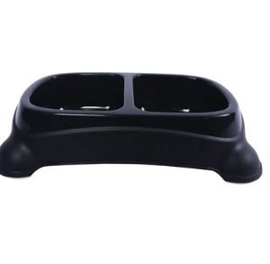 M-PETS Plastic Double Bowl - 2 X 950ml