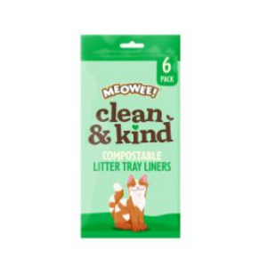 Meowee Cat Litter Tray Liners 6pk
