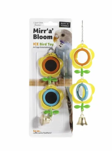 Mirr 'a' Bloom Hanging Bird Toy