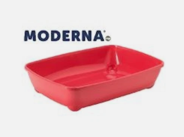 Moderna Cat Litter Tray Coral 37cm