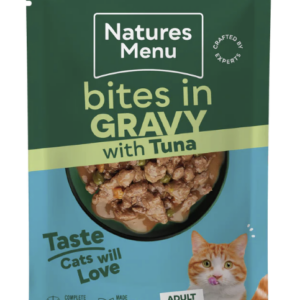 Natures Menu Cat Bites In Gravy Tuna 85g