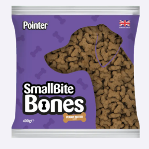 Pointer Peanut Butter Small Bite Dog Biscuits 400g