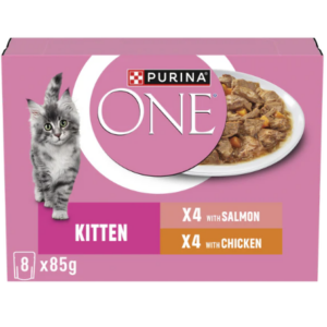 Purina One Kitten Pouches 8 x 85g