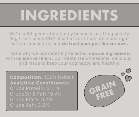 Rabbit Ears Ingredients