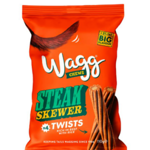 Wagg Steak Skewer Twists 110g