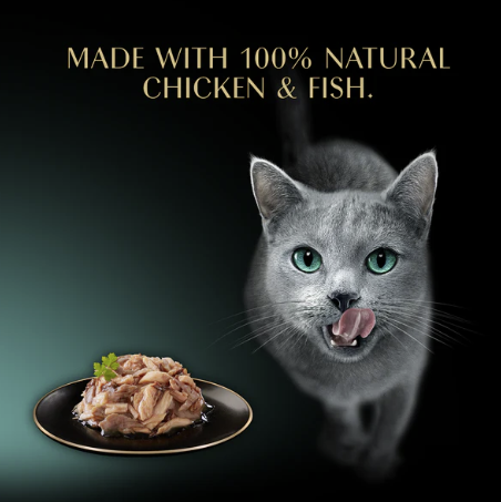 Sheba Filets with Chicken & Tuna in gravy 60g b