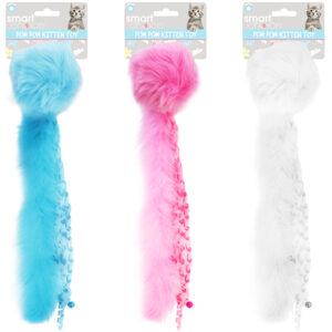 Smart Choice Fluffy Tail Jingle Plush Kitten Toy