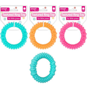Smart Choice Textured Rubber Ring Dental Puppy Toy