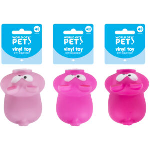 Squeaky Vinyl Pig Dog Toy