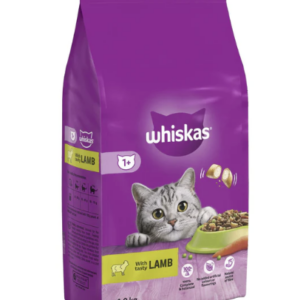 WHISKAS 1+ Lamb Adult Dry Cat Food 1.9kg