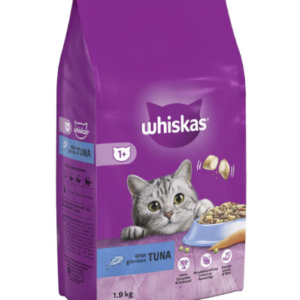 WHISKAS 1+ Tuna Adult Dry Cat Food 1.9kg