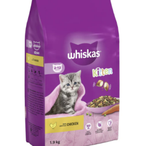 WHISKAS Kitten Chicken Dry Cat Food 1.9kg