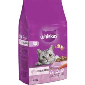 Whiskas Adult 1+ Dry Food with Salmon 1.9kg