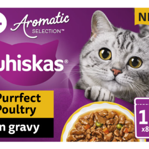 Whiskas Aromatic Purrfect Poultry in Gravy 12x85g