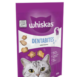 Whiskas Dentabites Cat Treats ith Chicken 60g