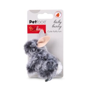 Petface Catkins Baby Bunny Plush Cat Toy
