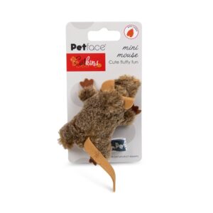 Petface Catkins Mini Mouse Plush Cat Toy