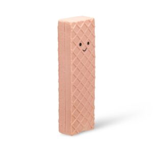 Petface Pink Wafer Squeaky Latex Toy