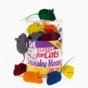 Classic Squeaky Mouse Cat Toy 60mm