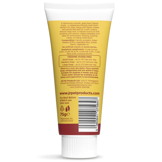 JR Pets Premium Cheese Paste 75g back
