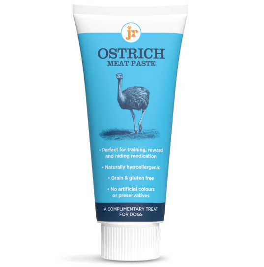 JR Pets Premium Ostrich Paste for Dogs 75g