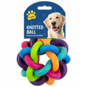Knotted Rubber Ball for Dogs