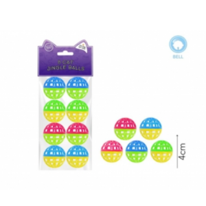 World of Pets Jingle Bell Cat Toys 8pk