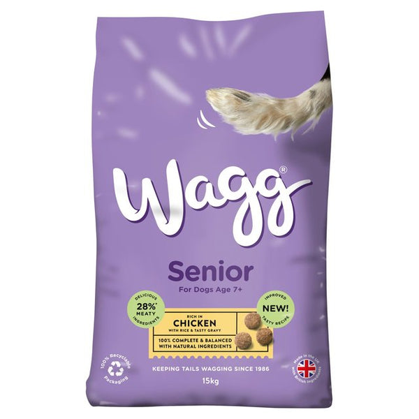 Wagg Senior Complete with Chicken & Rice 15kg