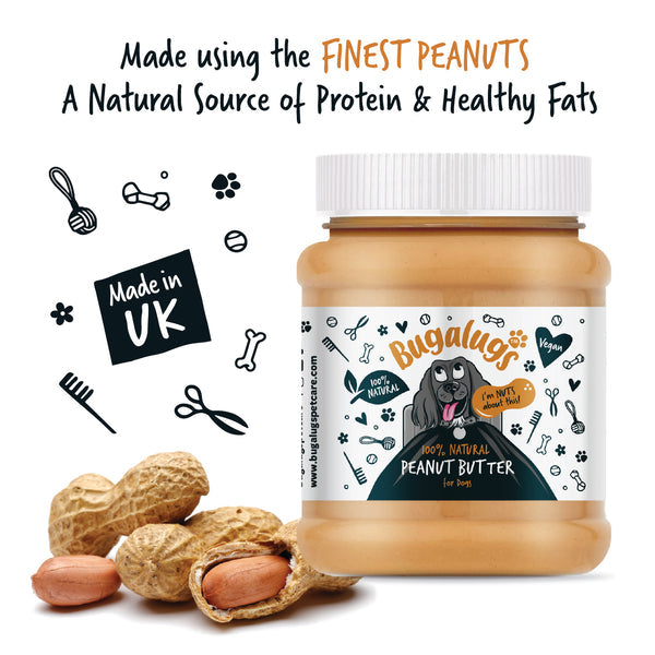 Bugalugs Peanut Butter for Dogs 340g - Image 2