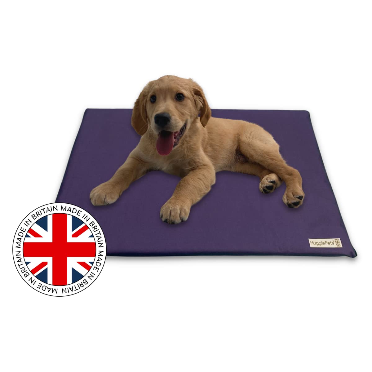 Hugglepets Purple Waterproof Dog Crate Mat - Medium