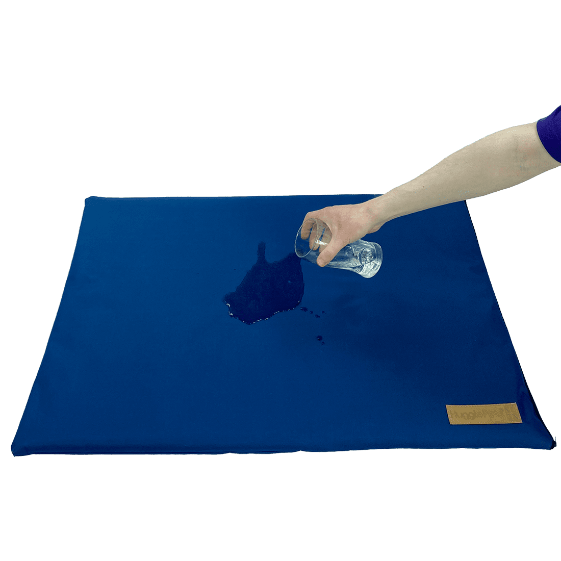 Hugglepets Blue Waterproof Dog Crate Mat - Large - Image 3