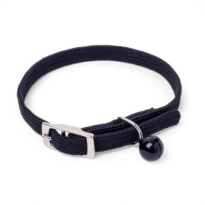 Petface Safety Elastic Cat Collar Black