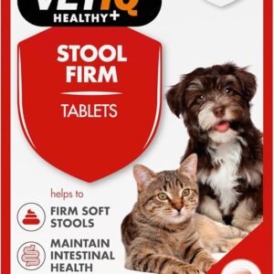 Vetiq Healthy+ Stool Firm Tablets for Cats & Dogs (45pk)